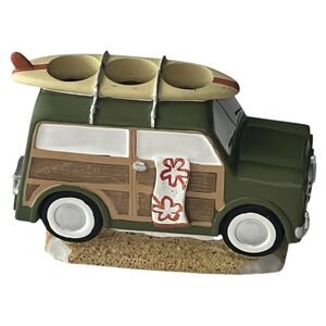 Limited Edition Ceramic Surf Wagon Bathroom Toothbrush - Office Pen Holder Decor